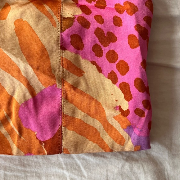 Christian Lacroix Abstract Print Cropped Cami Top XS - Picture 11 of 11